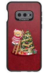 Christmas Bear (Burgundy) - Samsung Galaxy S10e