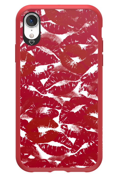 Burgundy and Kiss 2.0 - Apple iPhone XR