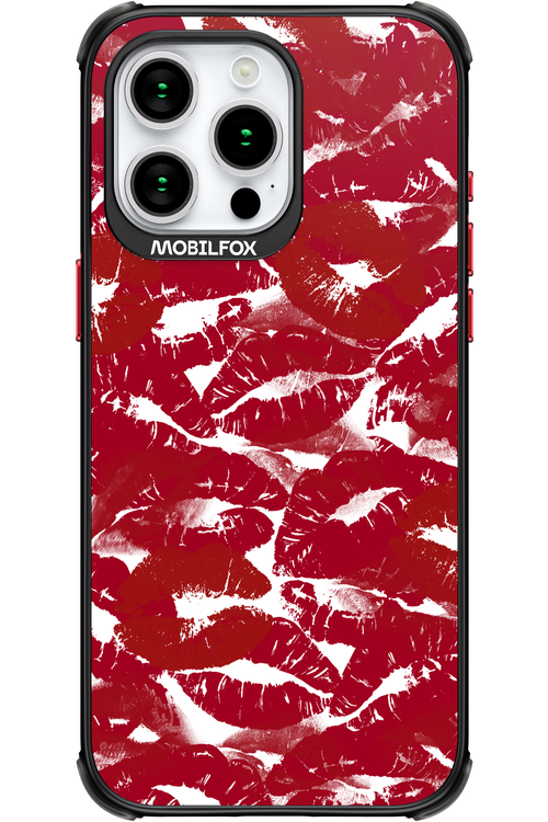 Burgundy and Kiss 2.0 - Apple iPhone 15 Pro Max