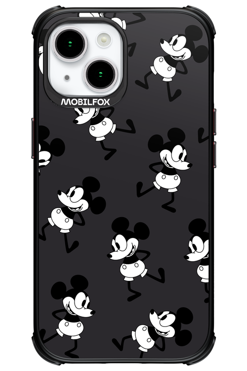 Iconic Mouse (antracite pattern) - Apple iPhone 15