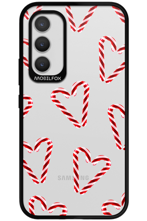 Candy Cane Hearts - Samsung Galaxy A34