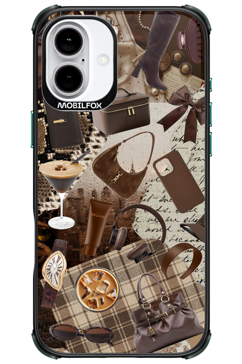 Brown Love - Apple iPhone 16 Plus
