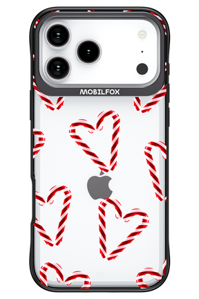 Candy Cane Hearts - Apple iPhone 17 Pro Max
