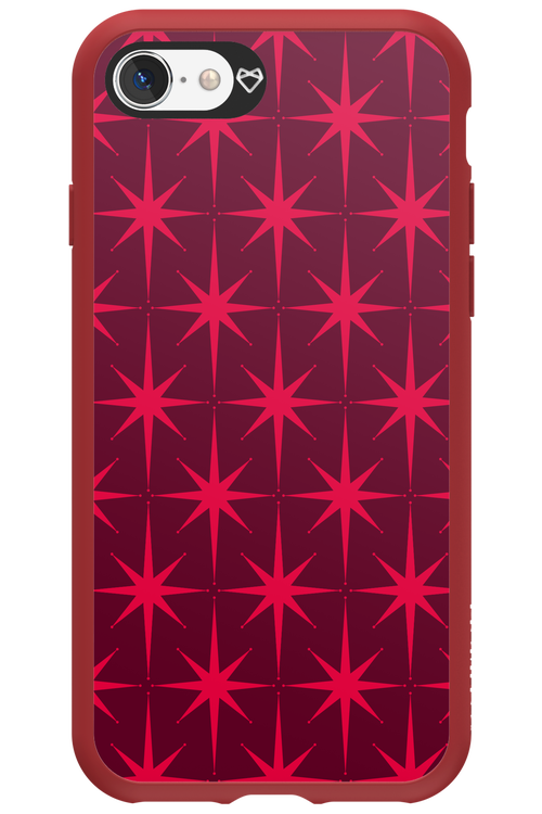 Burgundy Starss - Apple iPhone SE 2020