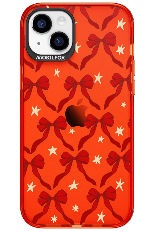 Bow & Stars (Transparent) - Apple iPhone 15 Plus