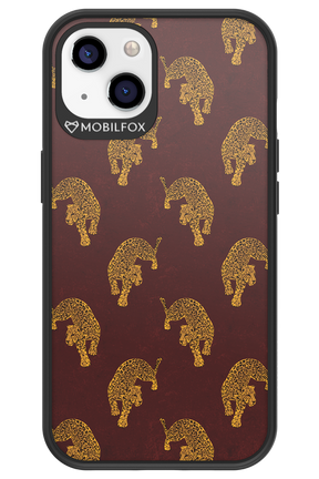 Burgundy Leopard Pattern - Apple iPhone 13