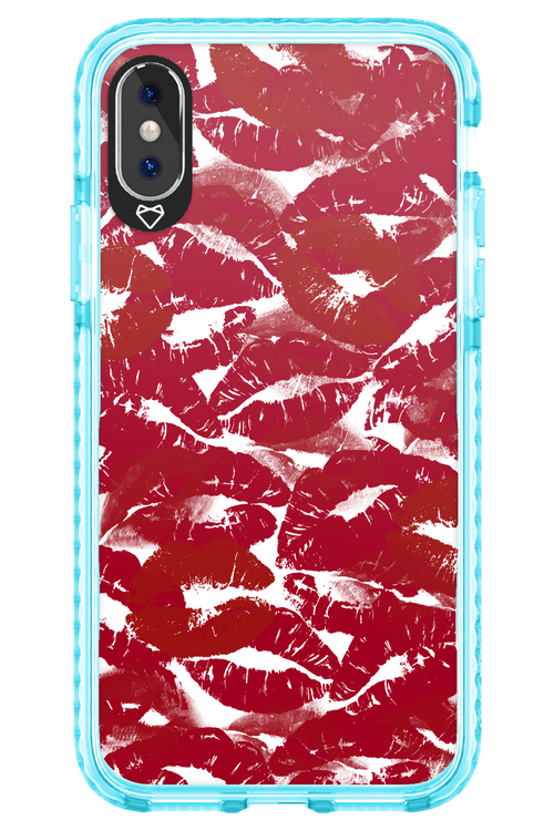 Burgundy and Kiss 2.0 - Apple iPhone X