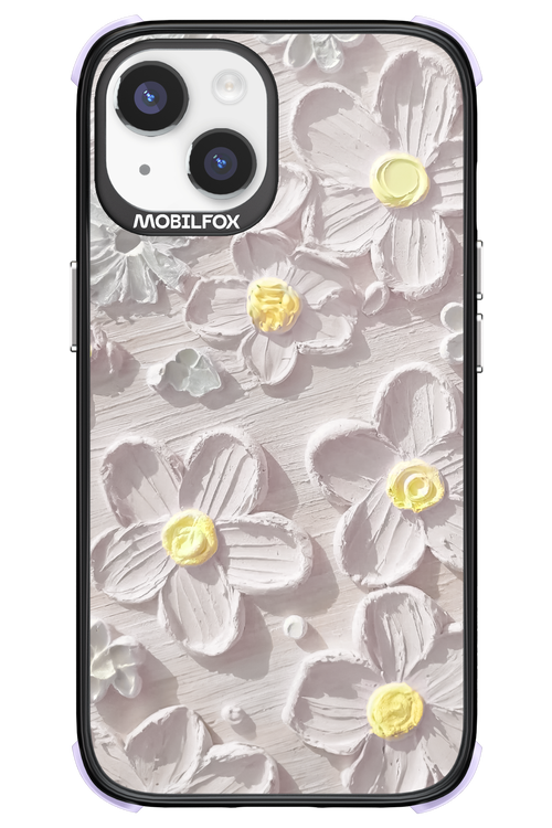 White Flowers - Apple iPhone 14