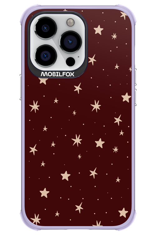 Burgundy Stars - Apple iPhone 13 Pro