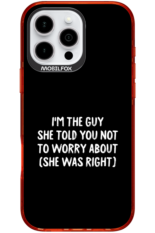 She was right 2.0 - Apple iPhone 16 Pro Max