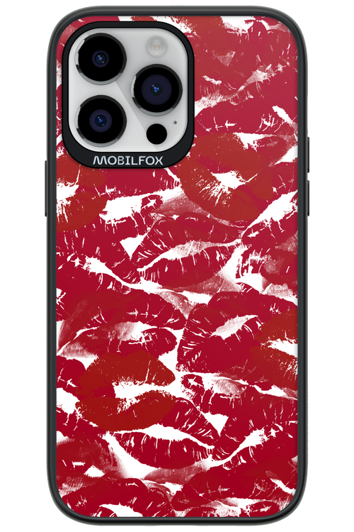 Burgundy and Kiss 2.0 - Apple iPhone 14 Pro Max