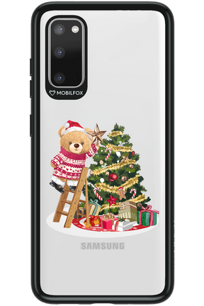 Christmas Bear (Transparent) - Samsung Galaxy S20