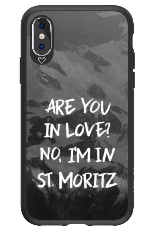I'm in St. Moritz - Apple iPhone X