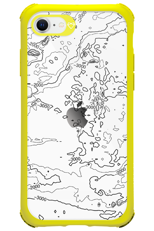 Contour Map - Apple iPhone SE 2022