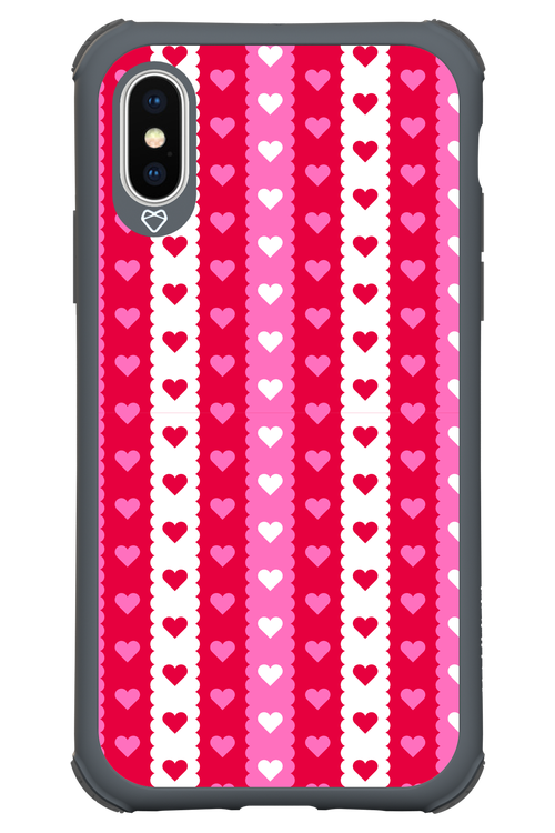 Christmas Heart Biscuit - Apple iPhone X