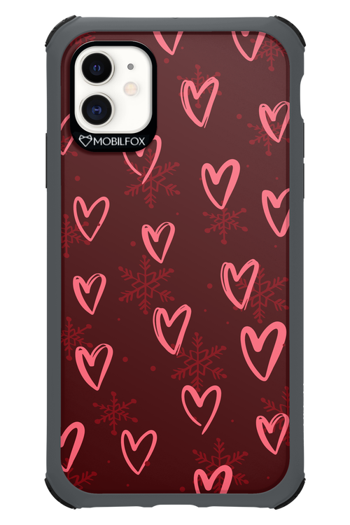 Christmas Hearts - Apple iPhone 11