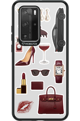 Classy Burgundy - Huawei P40 Pro