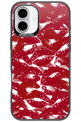 Burgundy and Kiss - Apple iPhone 16 Plus