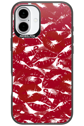 Burgundy and Kiss - Apple iPhone 16 Plus