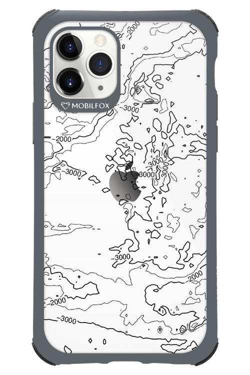 Contour Map - Apple iPhone 11 Pro