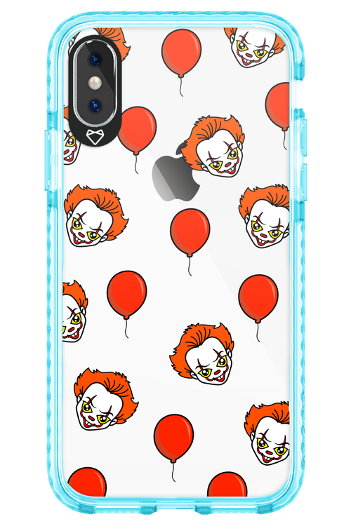 Mystery Clown (Transparent) - Apple iPhone XS