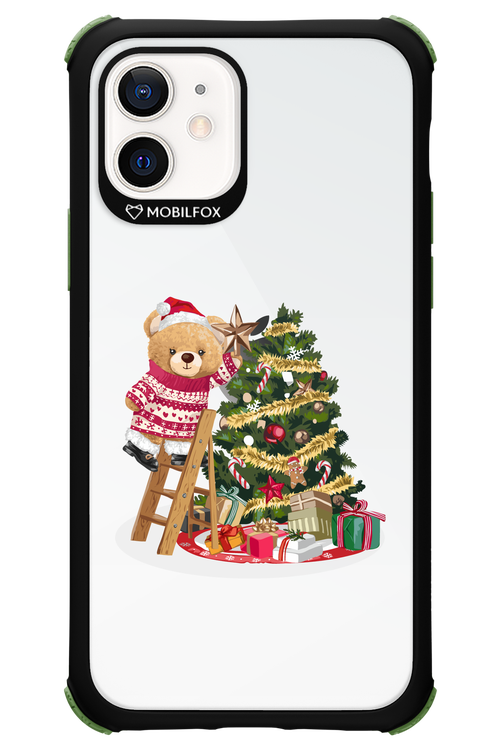 Christmas Bear (Transparent) - Apple iPhone 12