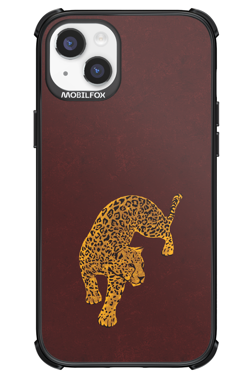 Burgundy Leopard - Apple iPhone 14 Plus