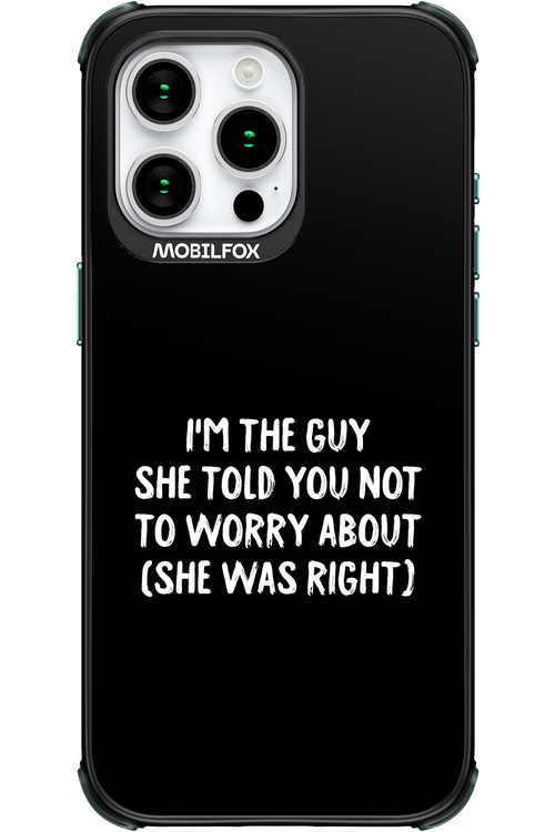 She was right 2.0 - Apple iPhone 15 Pro Max