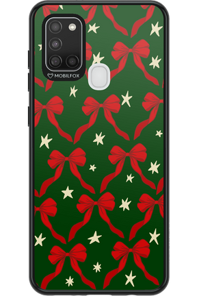 Bow & Stars (Green) - Samsung Galaxy A21 S