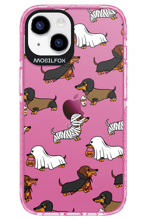 Scary Dachshund (Transparent) - Apple iPhone 14