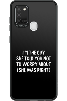 She was right - Samsung Galaxy A21 S
