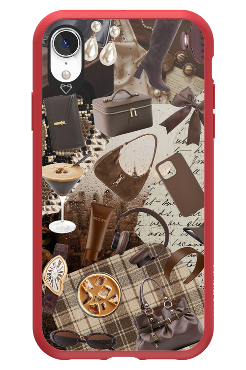 Brown Love - Apple iPhone XR
