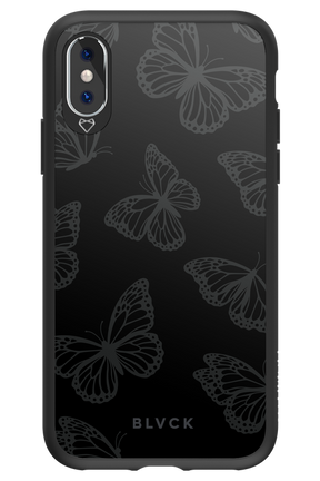 Black Butterflies - Apple iPhone XS