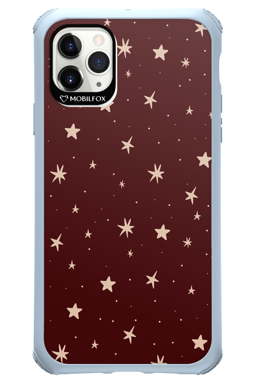 Burgundy Stars - Apple iPhone 11 Pro Max