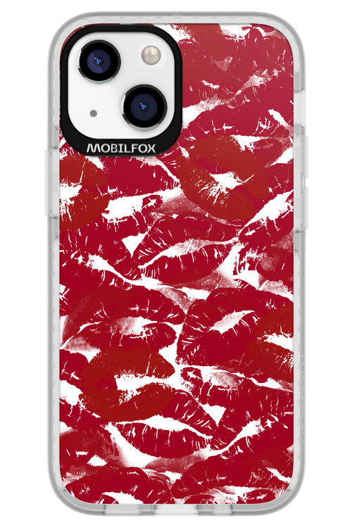 Burgundy and Kiss 2.0 - Apple iPhone 13 Mini