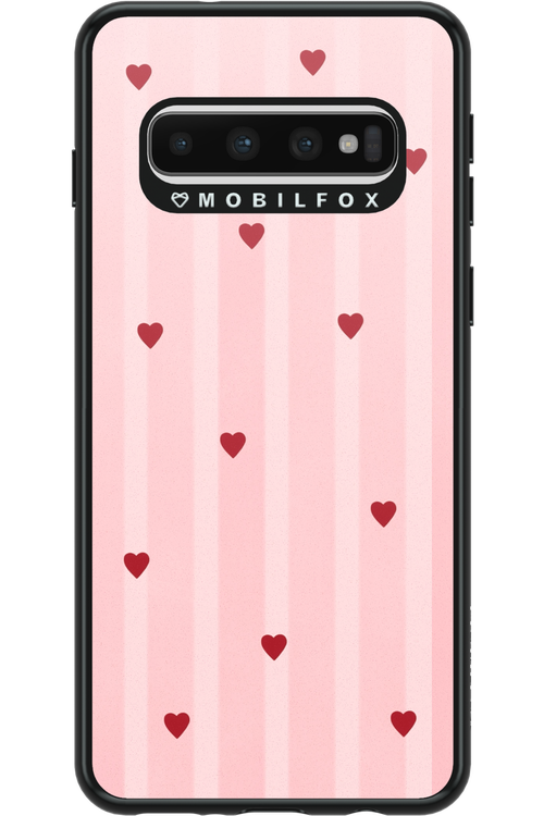 Red Little Hearts 2.0 - Samsung Galaxy S10