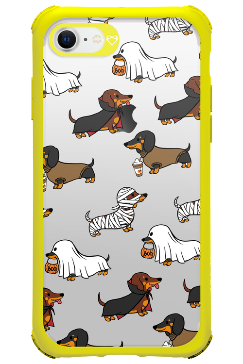 Scary Dachshund (Transparent) - Apple iPhone 7