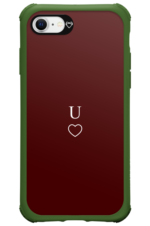 U Burgundia 2.0 - Apple iPhone 8
