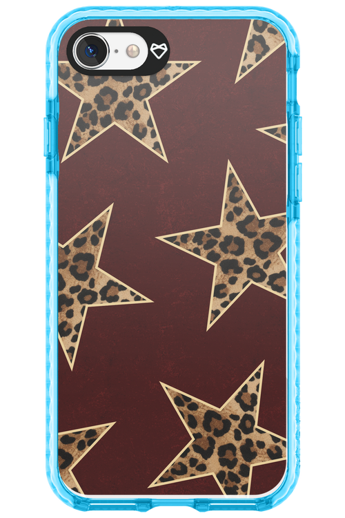 Wild Stars Burgundy - Apple iPhone 8