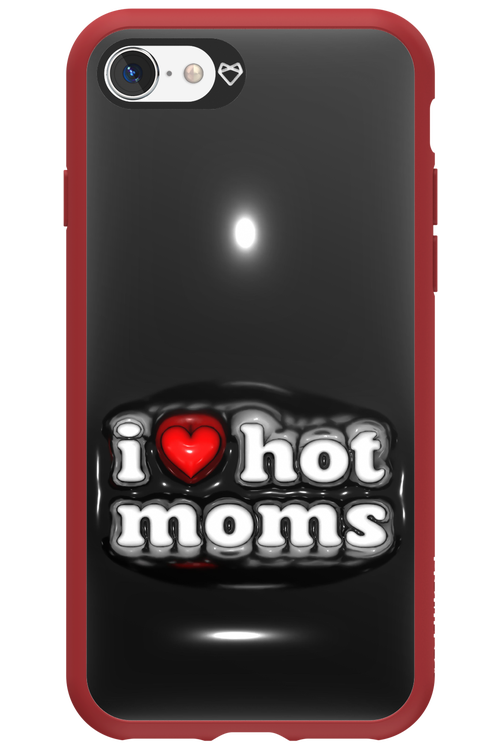 I love hot moms puffer - Apple iPhone 8