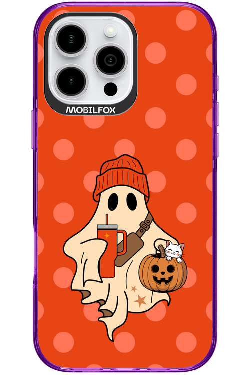 Ghost Girl (Orange) - Apple iPhone 16 Pro Max
