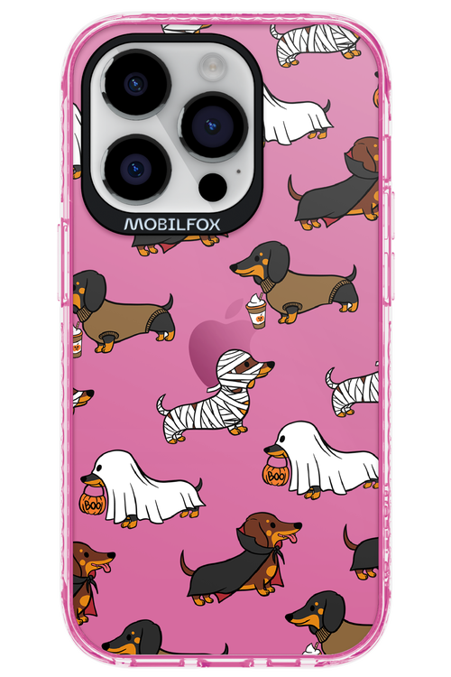 Scary Dachshund (Transparent) - Apple iPhone 14 Pro
