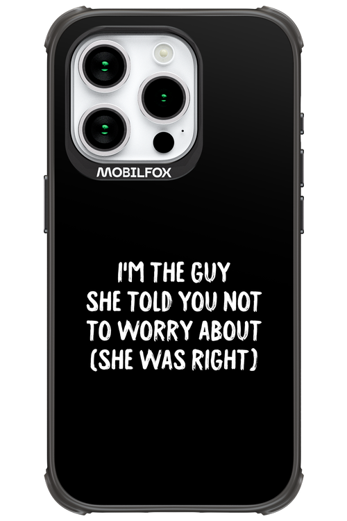 She was right 2.0 - Apple iPhone 15 Pro