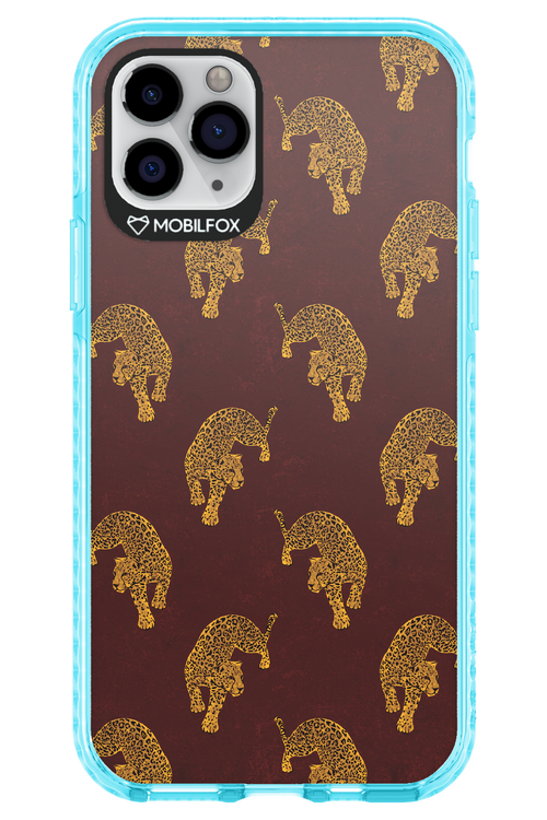 Burgundy Leopard Pattern - Apple iPhone 11 Pro