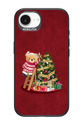 Christmas Bear (Burgundy) - Apple iPhone 16e