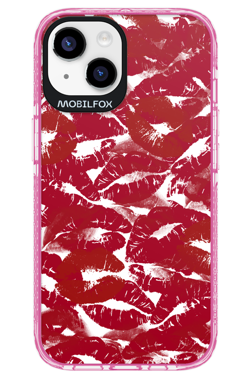 Burgundy and Kiss 2.0 - Apple iPhone 14