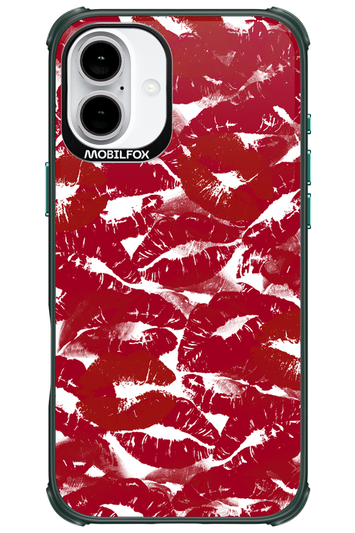 Burgundy and Kiss 2.0 - Apple iPhone 16 Plus