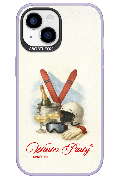 Winter Ski Party - Apple iPhone 15