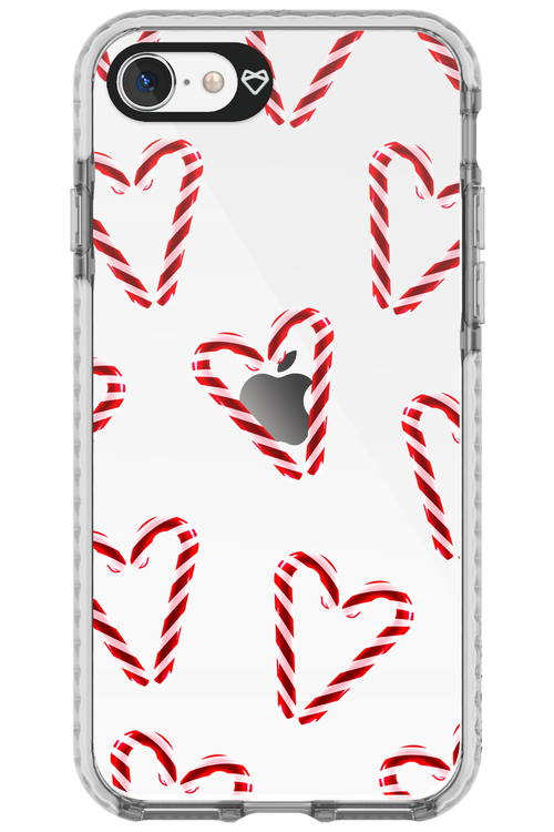 Candy Cane Hearts - Apple iPhone SE 2022