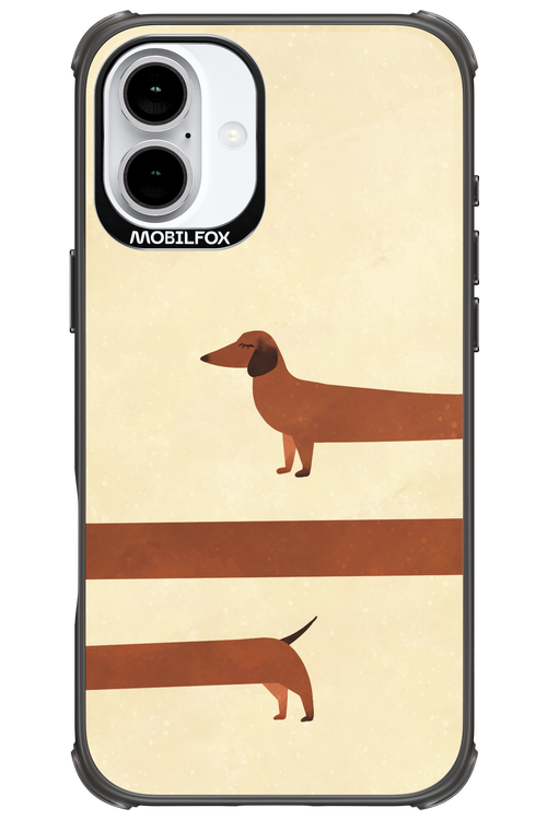 Stretchy Dog - Apple iPhone 16 Plus